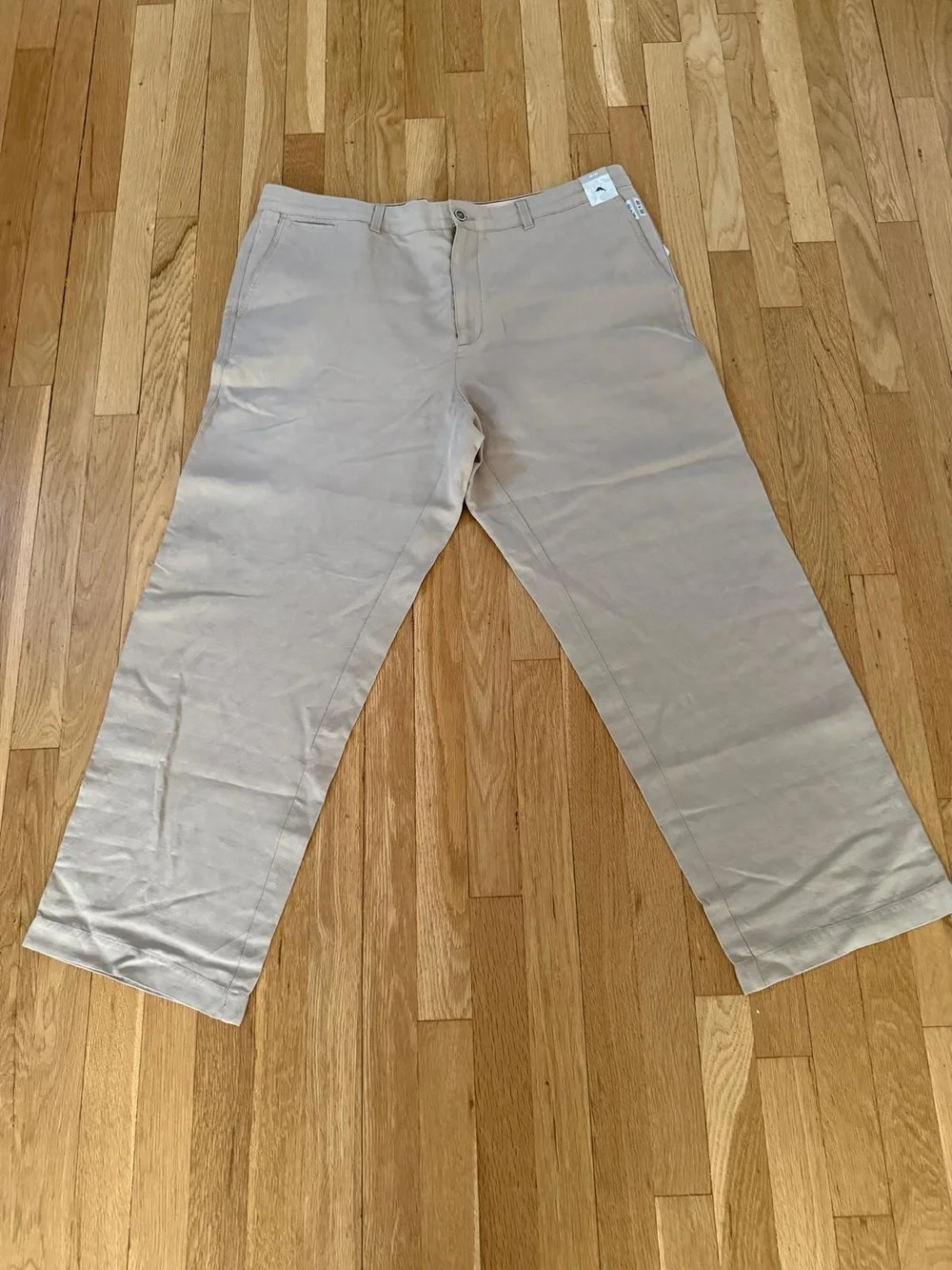 40x30 Tommy Bahama Linen/Silk Blend Summer Pants Natural Khaki